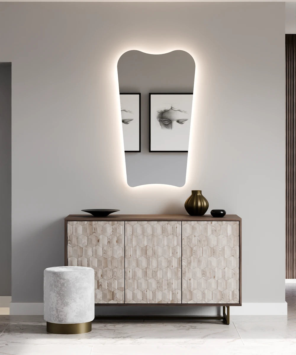 Electric Mirror Glorielle LED lighted mirror GLL-2442 in living space
