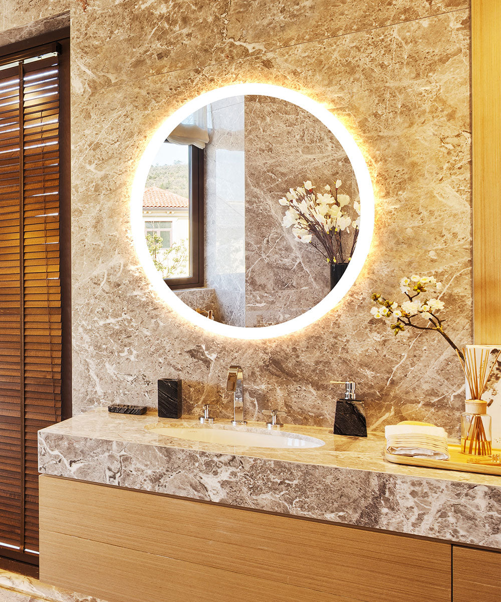 Cordova by Electric Mirror  - Grandeur LED Lighted Mirror LED Vanity Mirrors Electric Mirror   