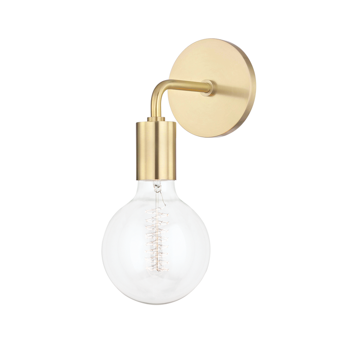 Mitzi Ava Wall Sconce Wall Sconces Mitzi Aged Brass 5x5x12.25 