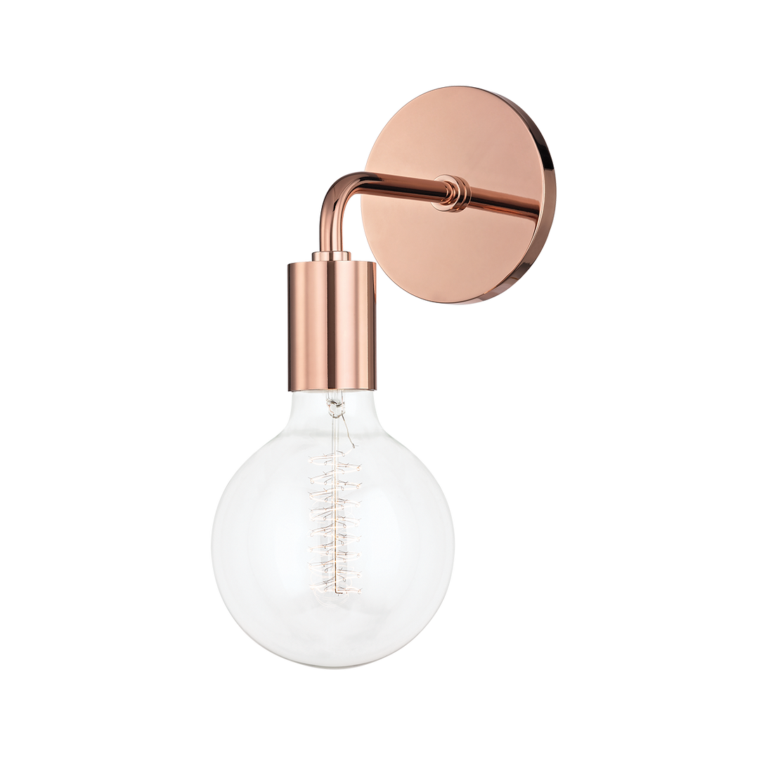 Mitzi Ava Wall Sconce Wall Sconces Mitzi Polished Copper 5x5x12.25 