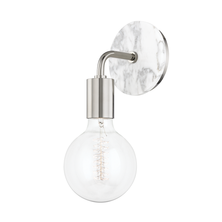 Mitzi Chloe Wall Sconce Wall Sconces Mitzi Polished Nickel 5x5x13 