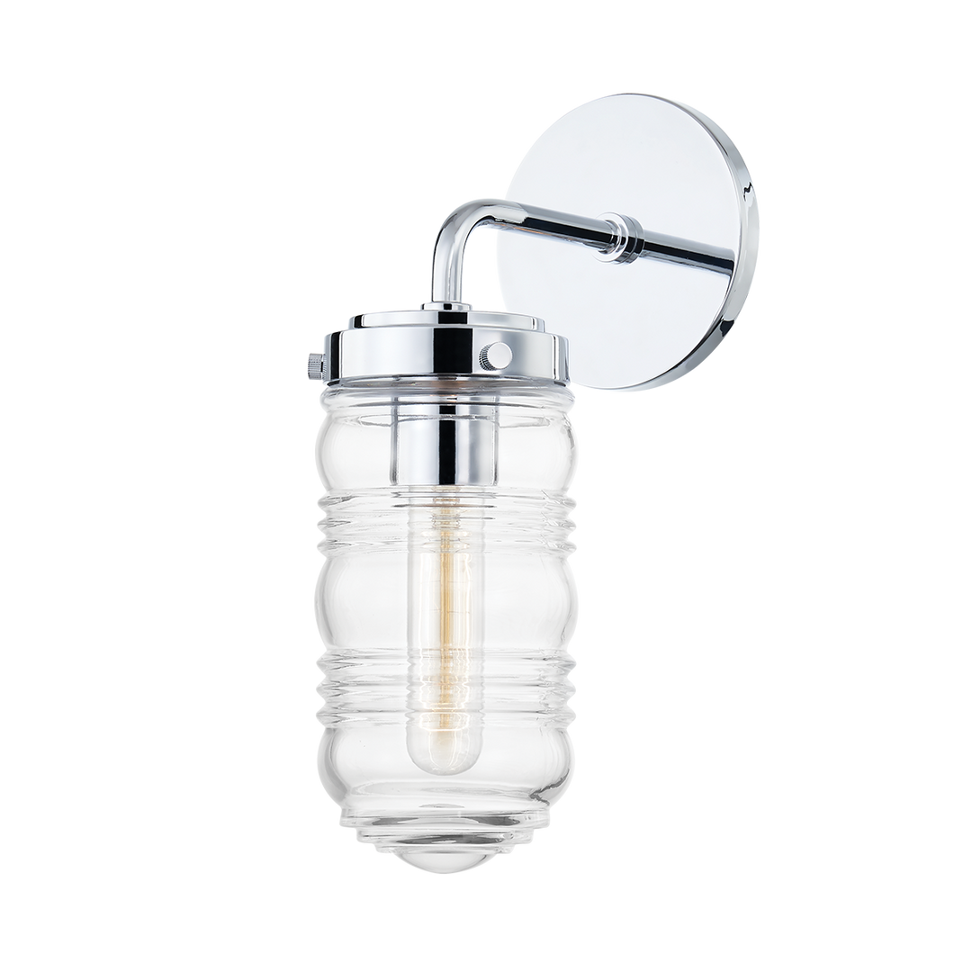 Mitzi Clara Bath and Vanity Vanity Lights Mitzi Polished Chrome 4.75x4.75x12.25 