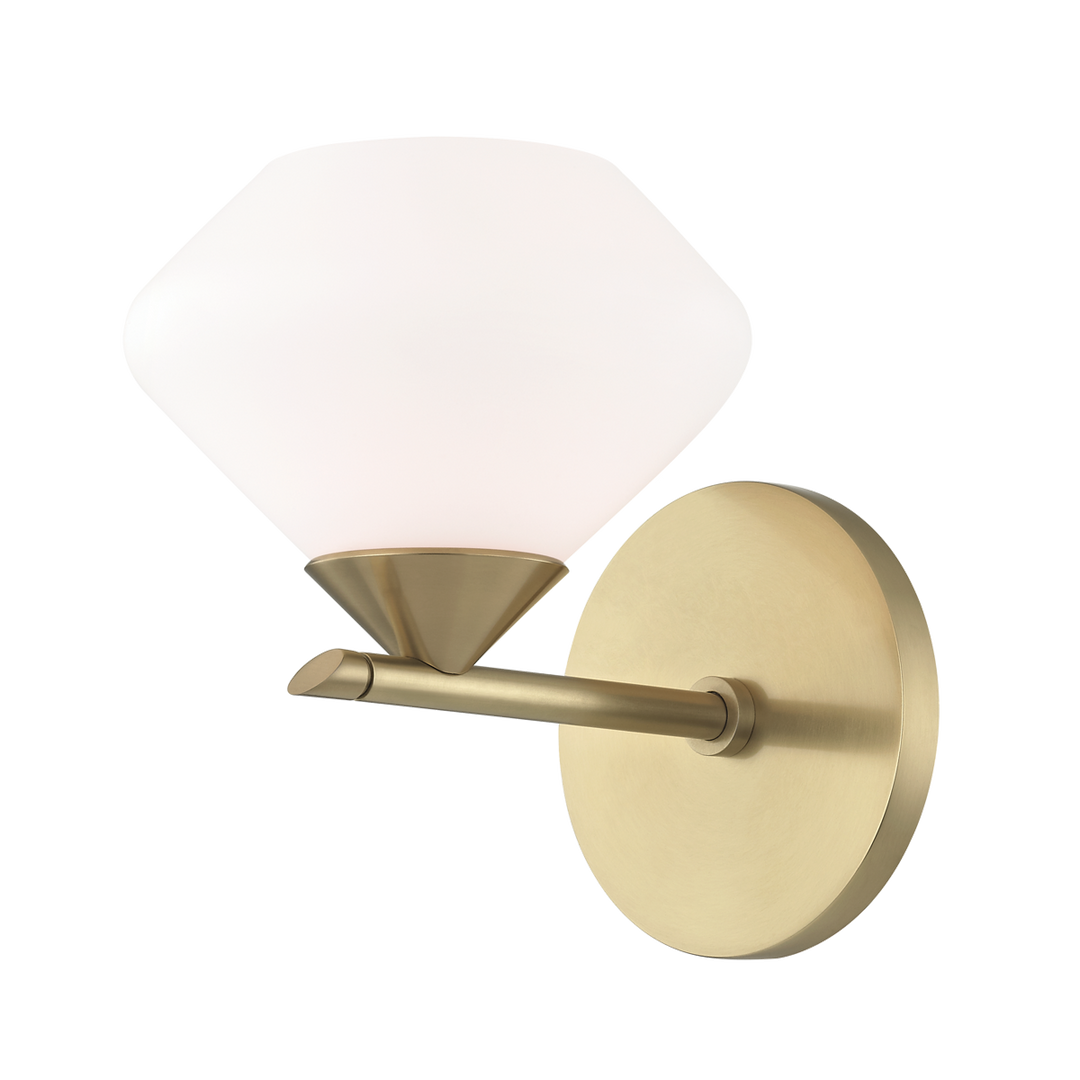 Mitzi Valerie Bath and Vanity Vanity Lights Mitzi Aged Brass 6x6x7 