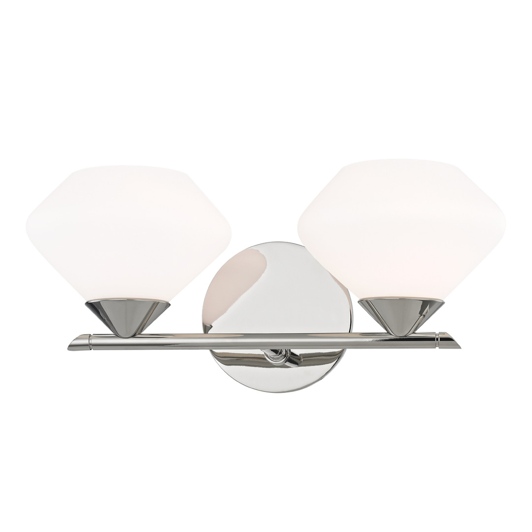 Mitzi Valerie Bath and Vanity Vanity Lights Mitzi Polished Nickel 14x14x6 