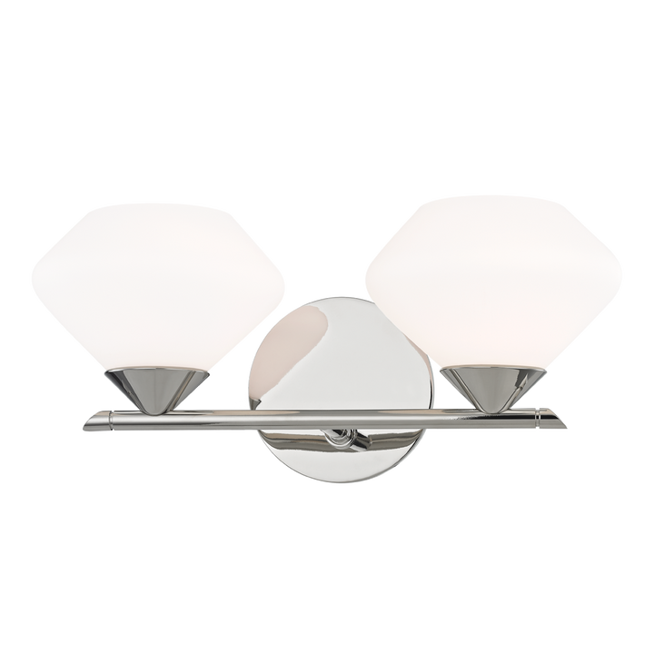 Mitzi Valerie Bath and Vanity Vanity Lights Mitzi Polished Nickel 14x14x6 