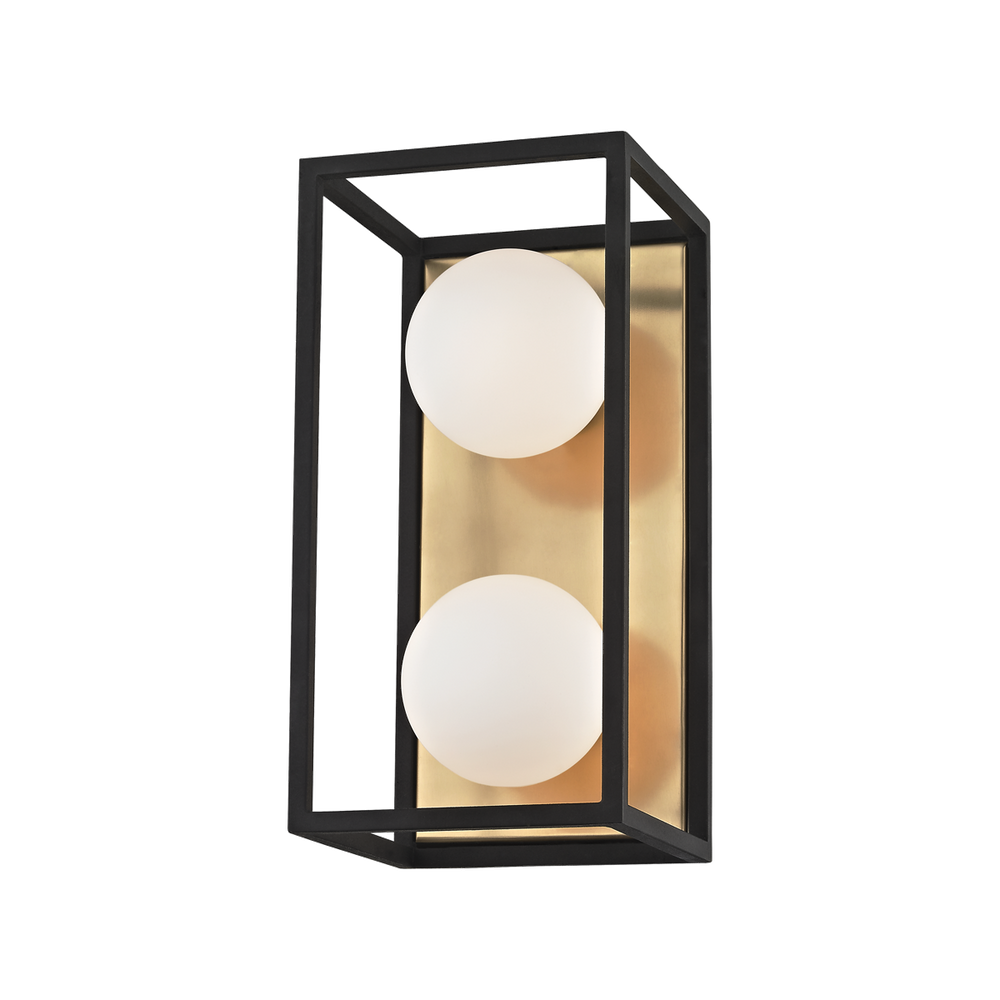 Mitzi Aira Bath and Vanity Vanity Lights Mitzi Aged Brass/black 10x10x5 