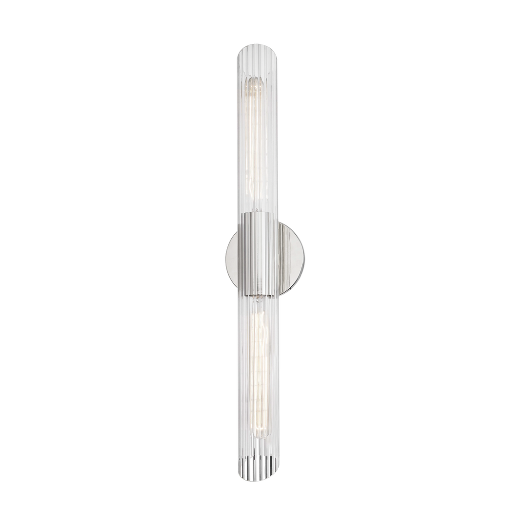 Mitzi Cecily Wall Sconce Wall Sconces Mitzi Polished Nickel 4.75x4.75x24.75 