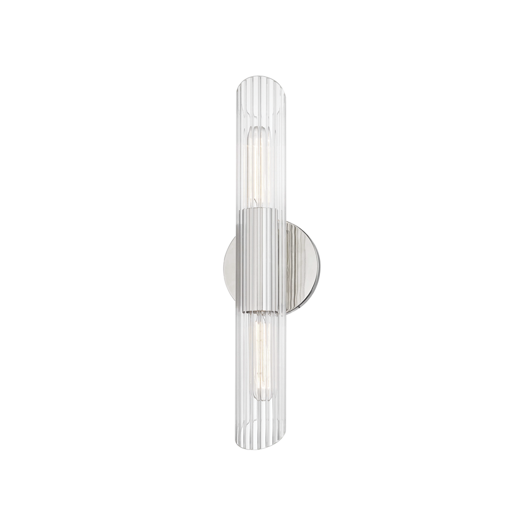 Mitzi Cecily Wall Sconce Wall Sconces Mitzi Polished Nickel 4.75x4.75x17.25 