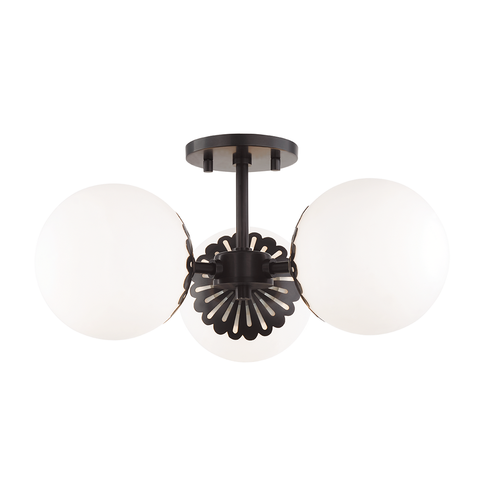 Mitzi Paige Semi Flush Ceiling Semi Flush Mounts Mitzi Old Bronze  