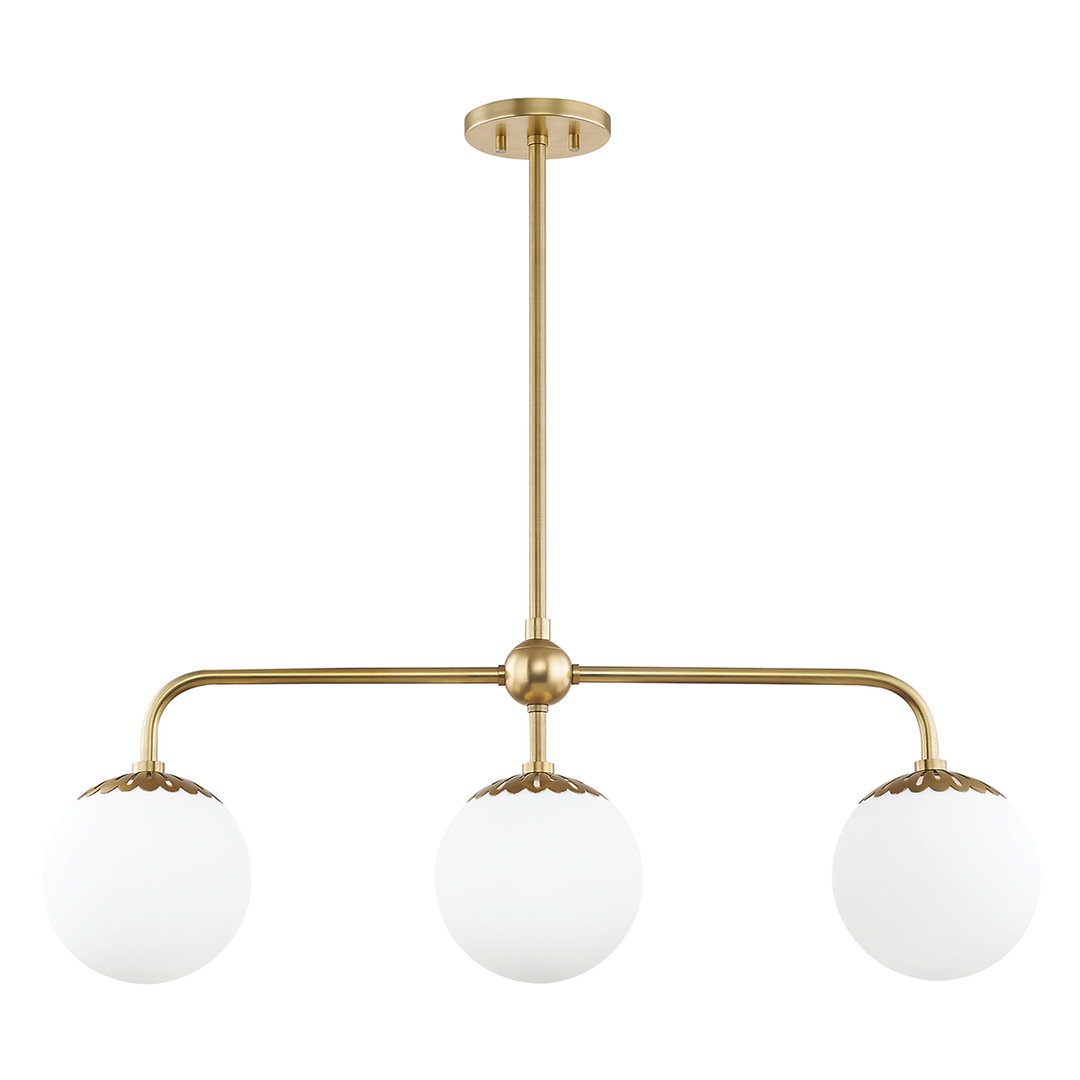 Mitzi Paige Linear Linear Chandeliers Mitzi Aged Brass  