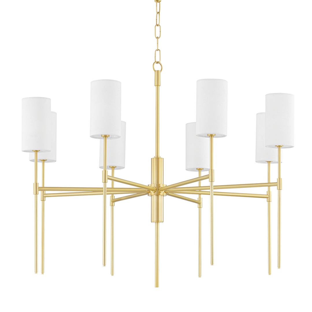 Mitzi Olivia Chandelier Chandeliers Mitzi Aged Brass 35x35x29 