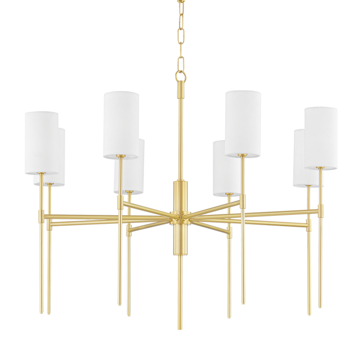 Mitzi Olivia Chandelier Chandeliers Mitzi Aged Brass 35x35x29 