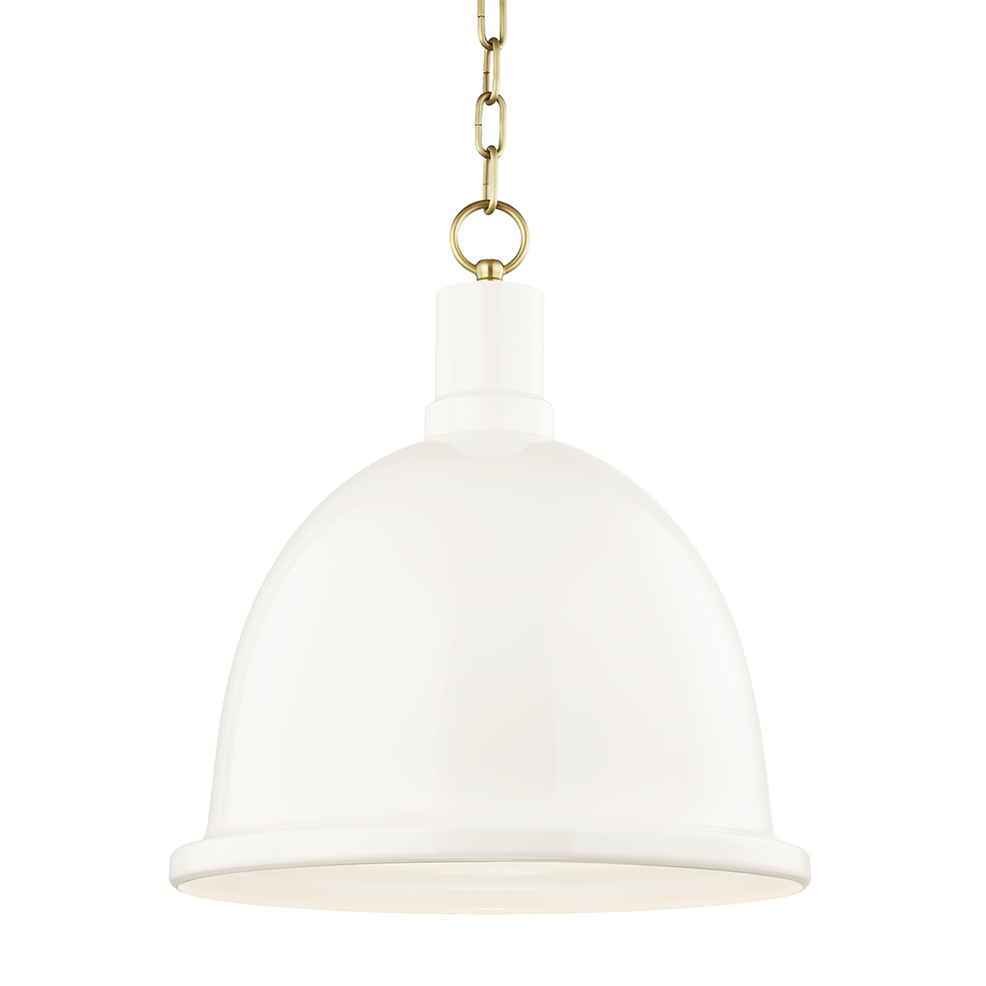 Mitzi Blair Pendant Pendants Mitzi Aged Brass/cream 16x16x18.25 