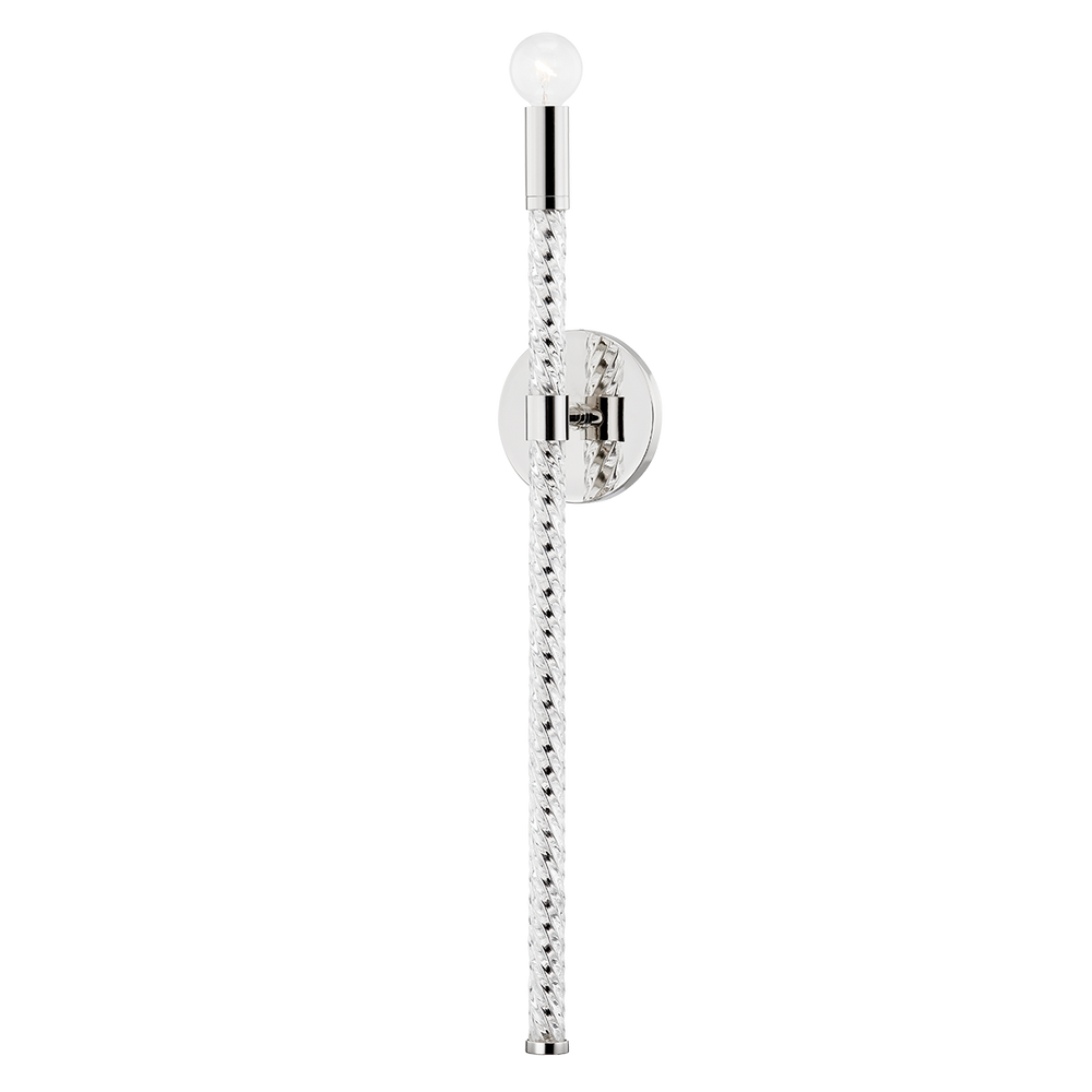 Mitzi Pippin Wall Sconce Wall Sconces Mitzi Polished Nickel 4.75x4.75x27 