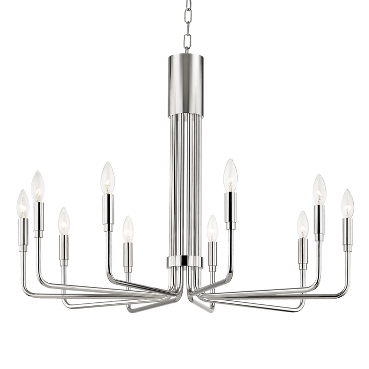 Mitzi Brigitte Chandelier Chandeliers Mitzi Polished Nickel 31.75x31.75x24 