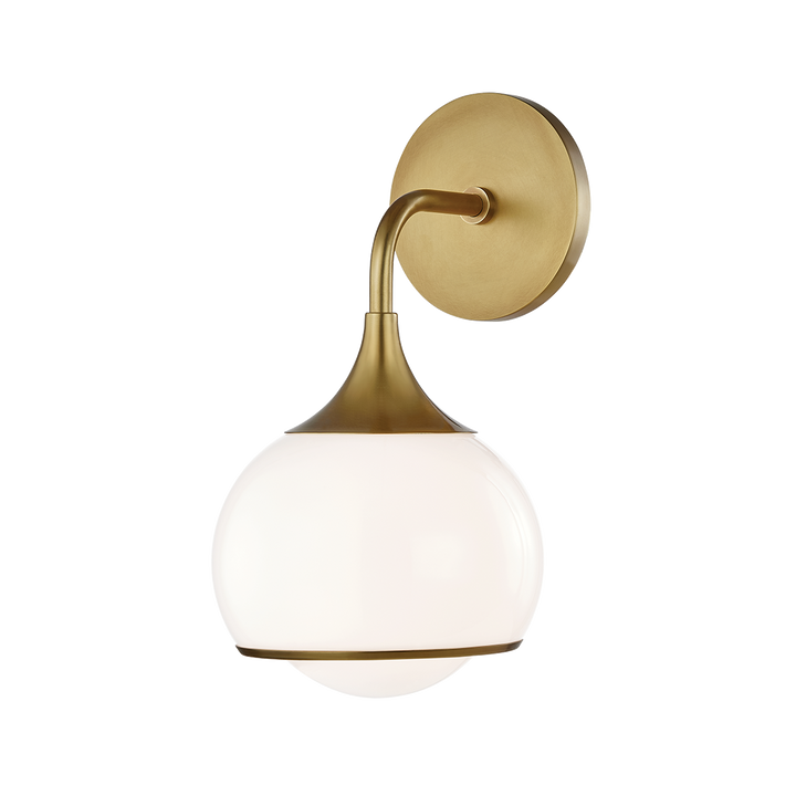 Mitzi Reese Bath and Vanity Vanity Lights Mitzi Aged Brass 7x6.75x12.25 