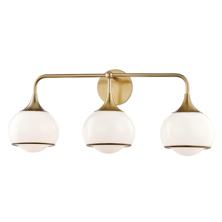 Mitzi Reese Bath and Vanity Vanity Lights Mitzi Aged Brass 5.5x26.75x11.25 