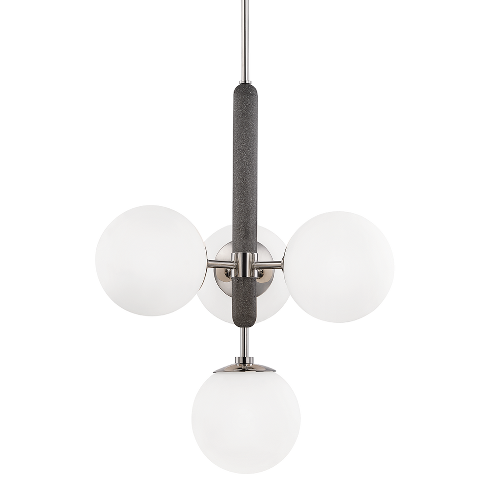 Mitzi Brielle Chandelier Chandeliers Mitzi Polished Nickel  