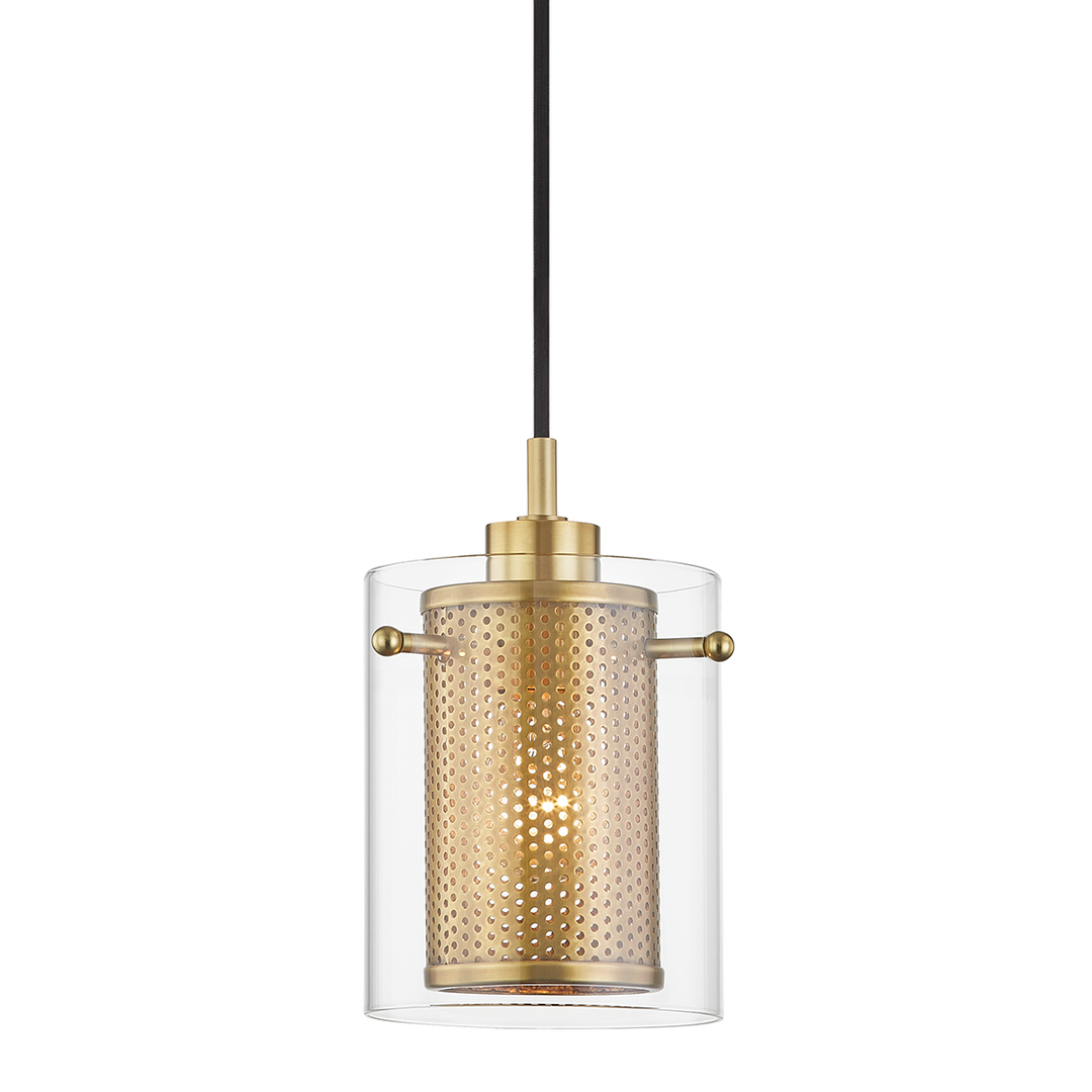 Mitzi Elanor Pendant Pendants Mitzi Aged Brass  