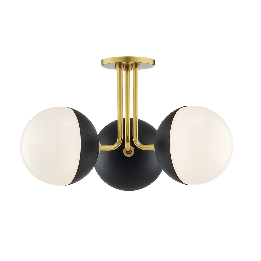 Mitzi Renee Semi Flush Ceiling Semi Flush Mounts Mitzi   