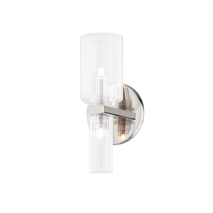 Mitzi Tabitha Wall Sconce Wall Sconces Mitzi Polished Nickel  