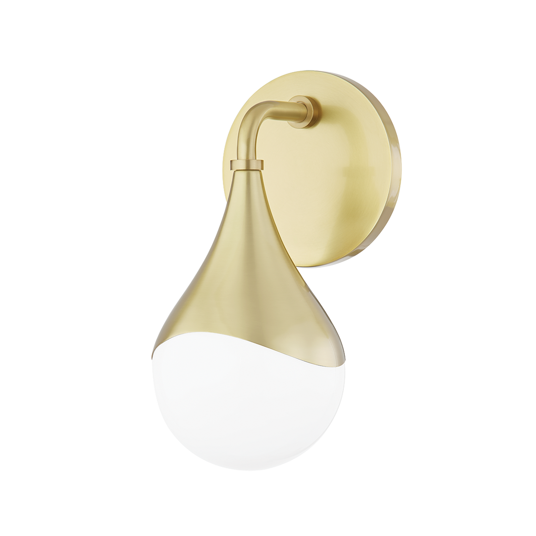 Mitzi Ariana Bath and Vanity Vanity Lights Mitzi Aged Brass 7x4.75x9.5 