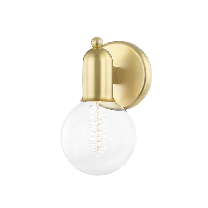 Mitzi Bryce Bath and Vanity Vanity Lights Mitzi Aged Brass 8x5x9 