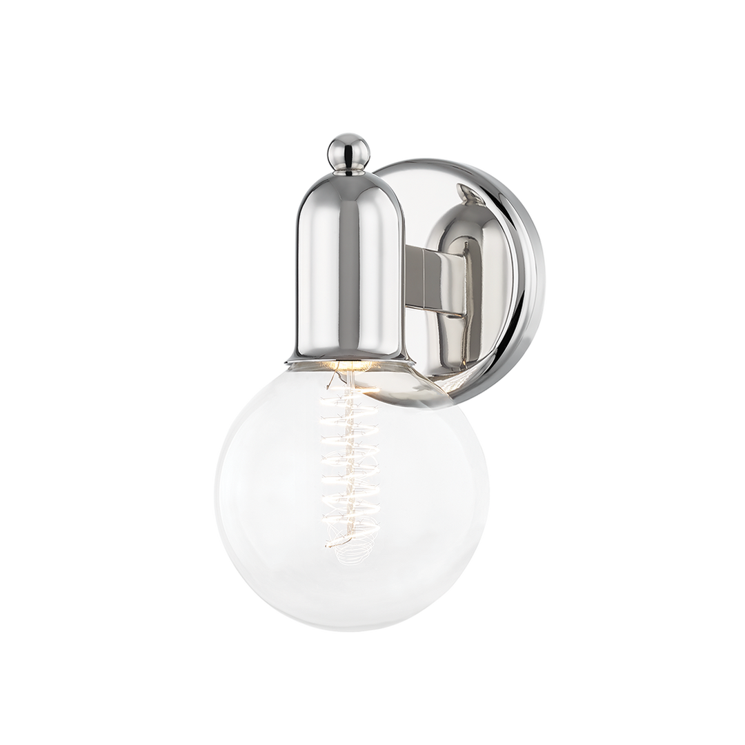 Mitzi Bryce Bath and Vanity Vanity Lights Mitzi Polished Nickel 14.5x5x9 