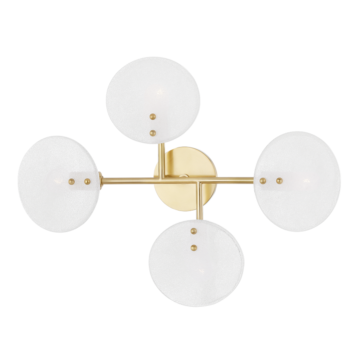 Mitzi Giselle Semi Flush Ceiling Semi Flush Mounts Mitzi Aged Brass 39.5x18x23.5 