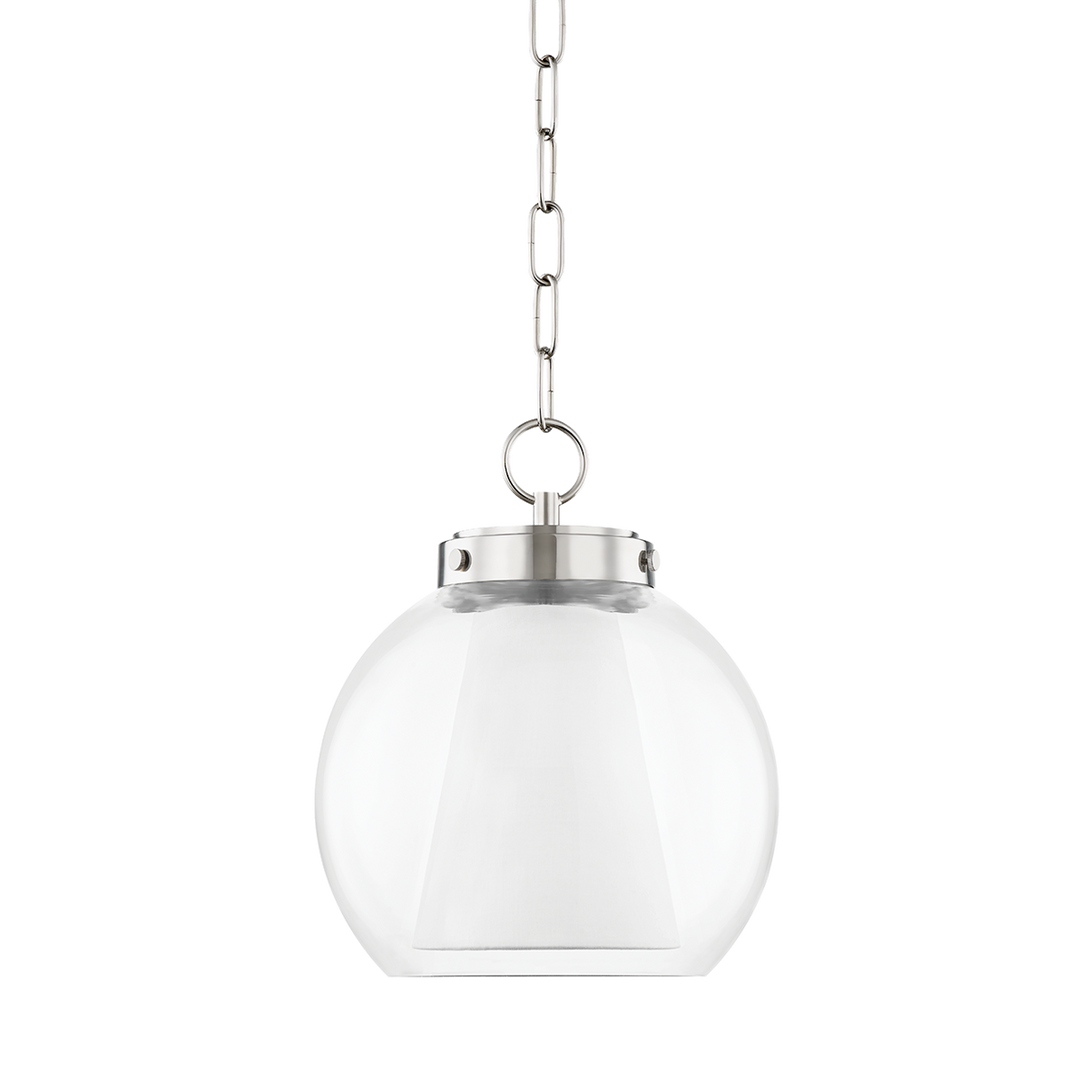 Mitzi Sasha Pendant Pendants Mitzi Polished Nickel 9.5x10x12 