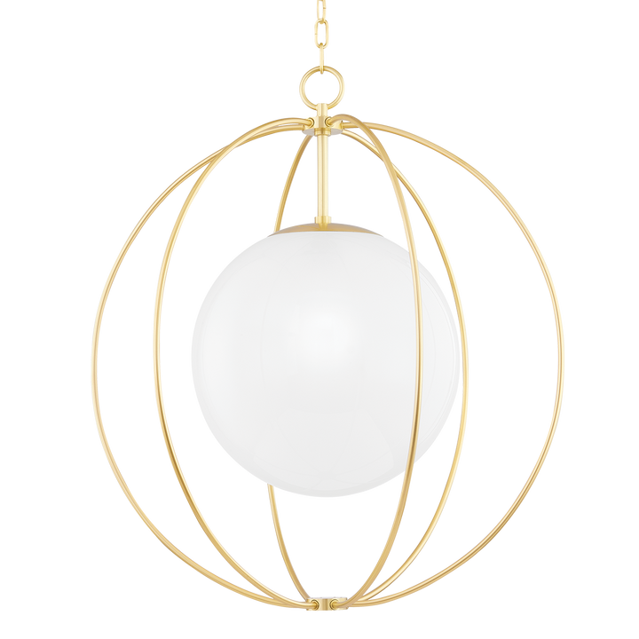 Mitzi Lyla Pendant Chandeliers Mitzi Aged Brass 12x28x31.75 