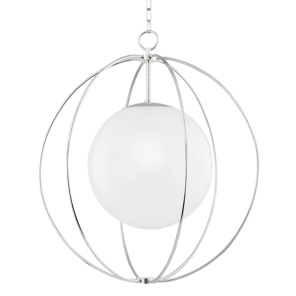 Mitzi Lyla Pendant Chandeliers Mitzi Polished Nickel 5.5x28x31.75 