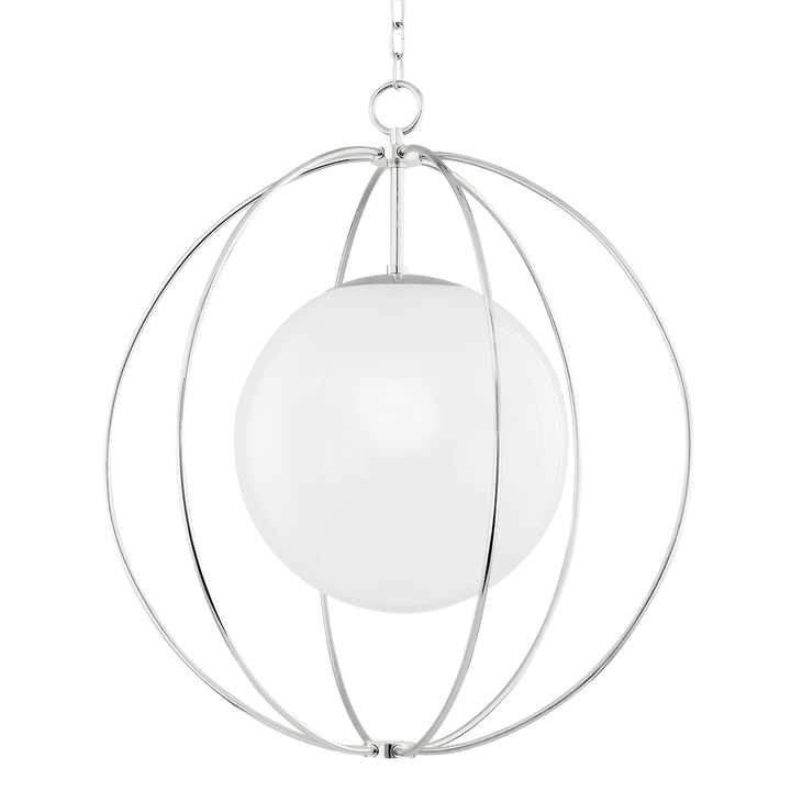 Mitzi Lyla Pendant Chandeliers Mitzi Polished Nickel 5.5x28x31.75 