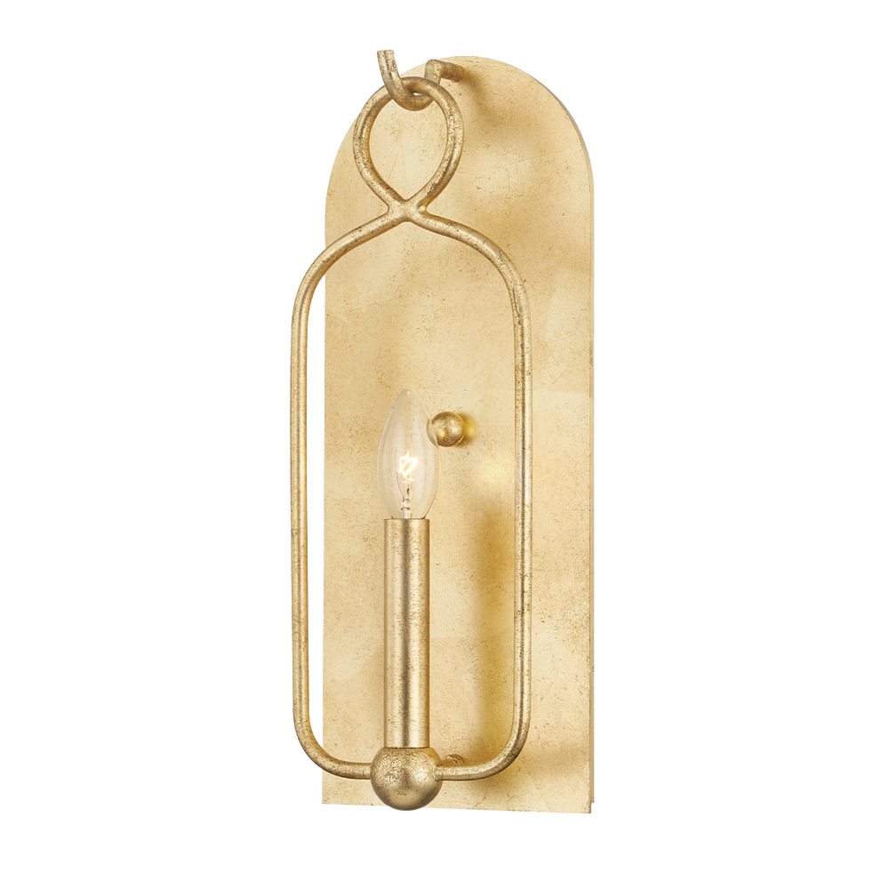 Mitzi Mallory Wall Sconce Wall Sconces Mitzi Gold Leaf 4.75x6.75x16.5 