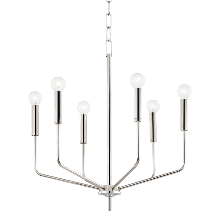 Mitzi Bailey Chandelier Chandeliers Mitzi Polished Nickel  