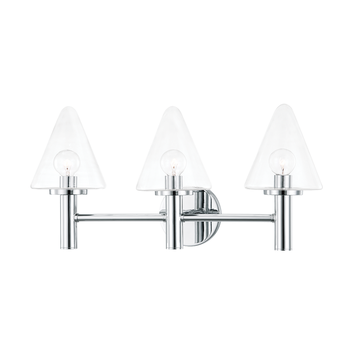 Mitzi Connie Bath and Vanity Vanity Lights Mitzi Polished Chrome 7x22x10.25 