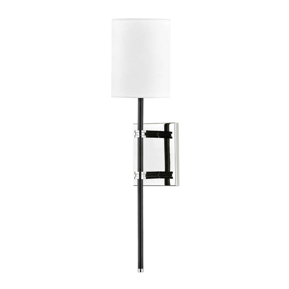 Mitzi Denise Wall Sconce Wall Sconces Mitzi Polished Nickel/black  