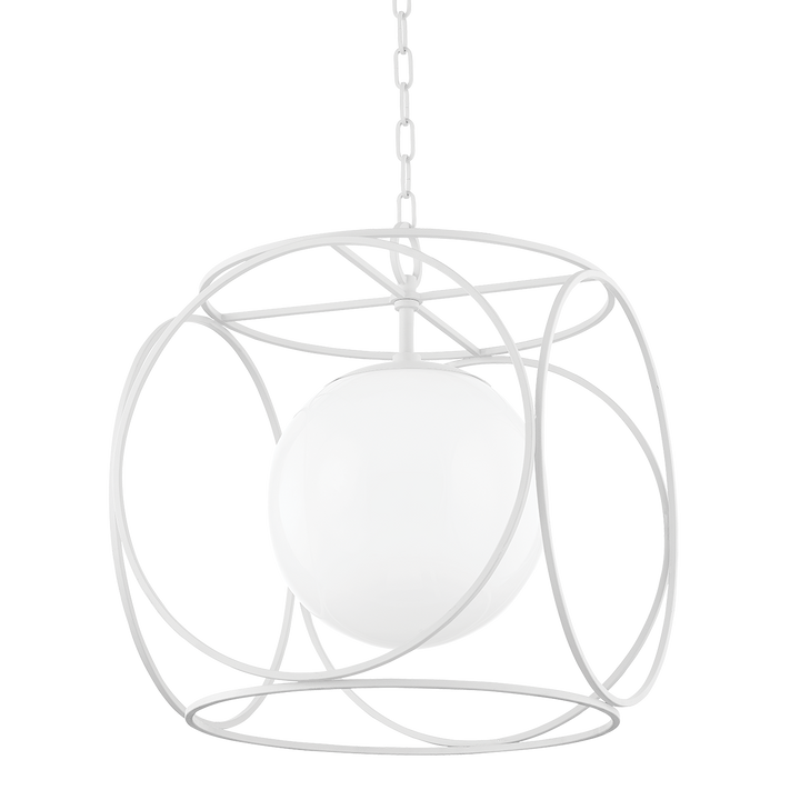 Mitzi Claire Pendant Pendants Mitzi TEXTURED WHITE 18x18x21.25 