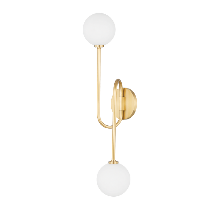 Mitzi Zani Wall Sconce Wall Sconces Mitzi Aged Brass 4.75x8x25.5 