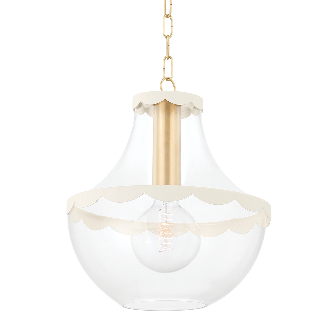 Mitzi ALAINA Pendant Pendants Mitzi Aged Brass 26x14.25x16.5 