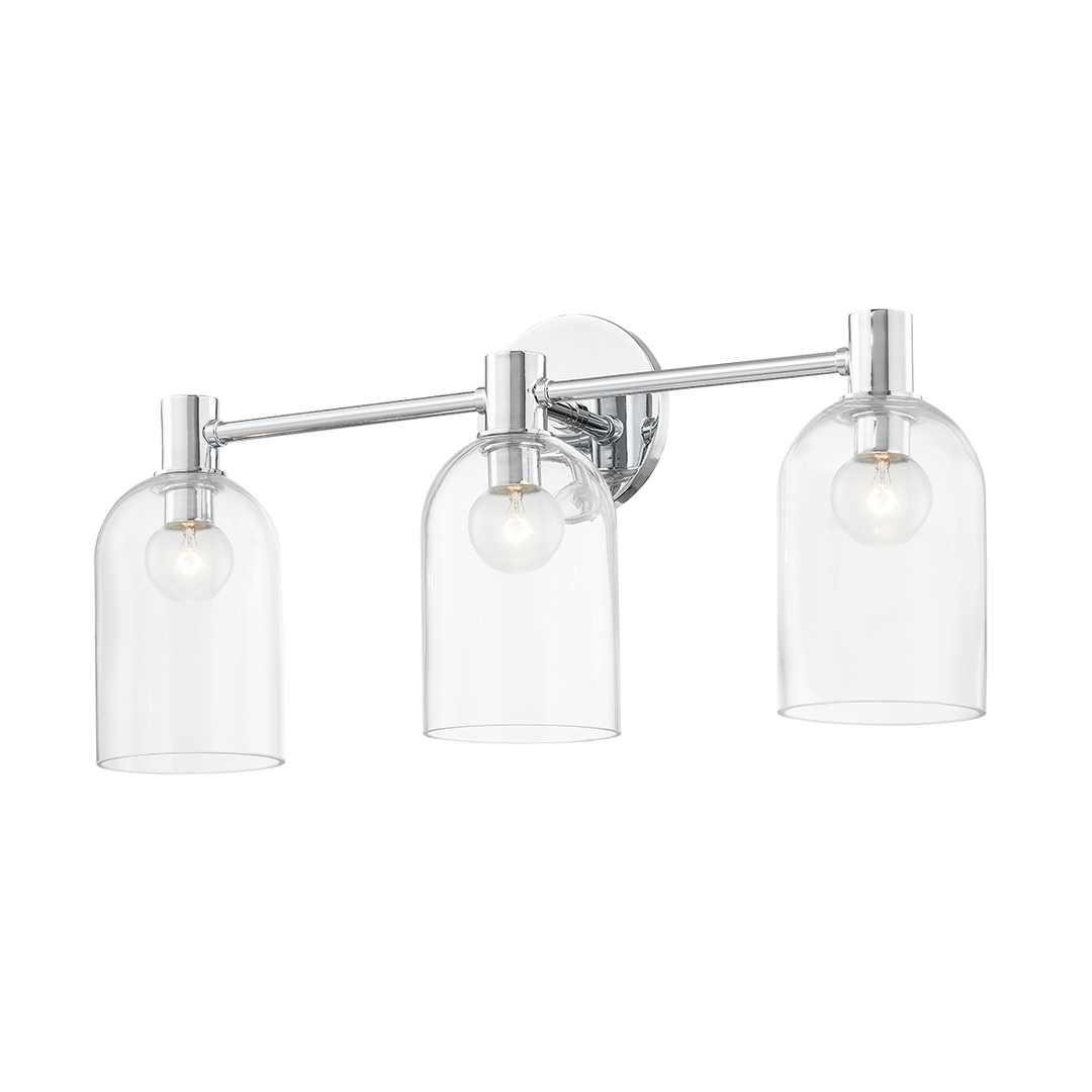 Mitzi Paisley Bath and Vanity Vanity Lights Mitzi Polished Chrome 13.75x21.75x9.75 