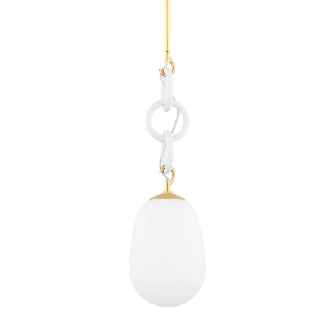 Mitzi Marina Pendant Pendants Mitzi AGED BRASS/TEXTURED WHITE  