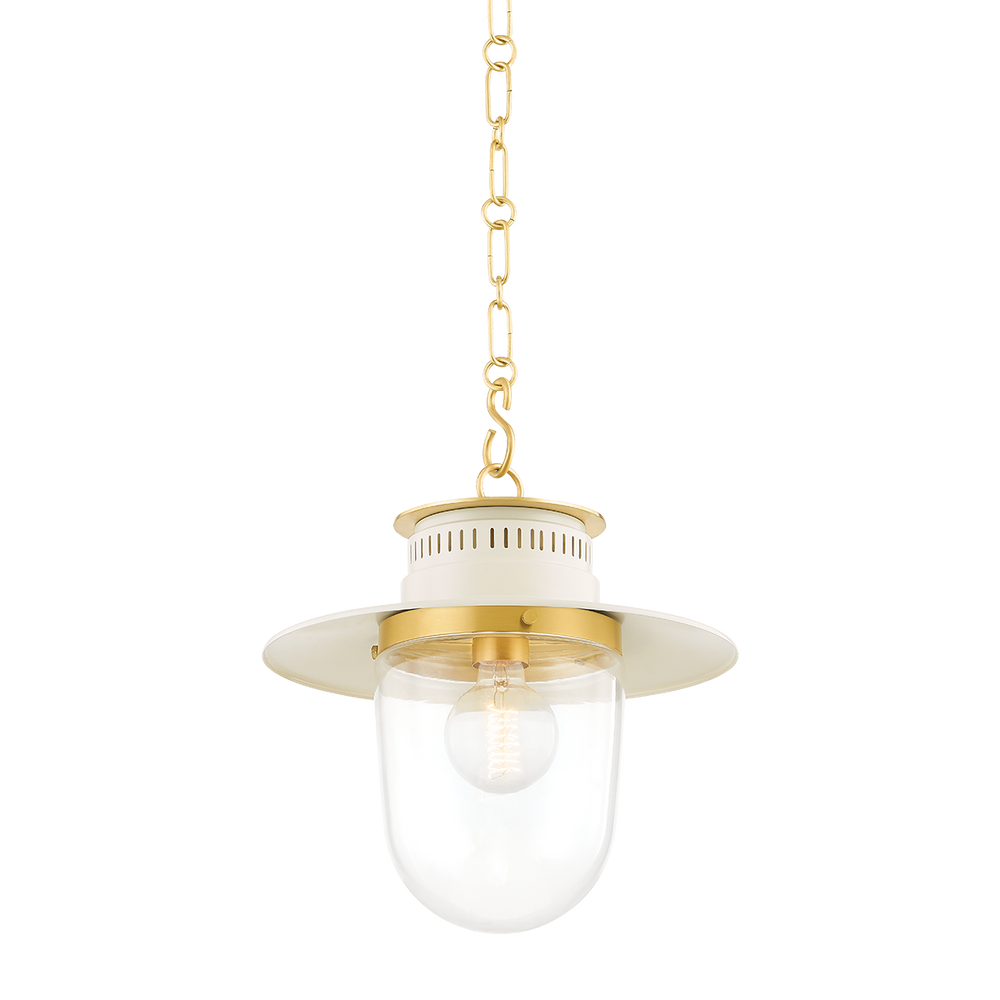 Mitzi NORI Pendant Pendants Mitzi AGED BRASS/SOFT CREAM 18.25x13x12.75 