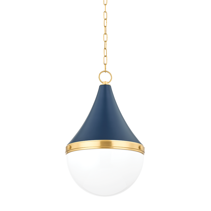 Mitzi CIARA Pendant Pendants Mitzi AGED BRASS/SOFT NAVY  