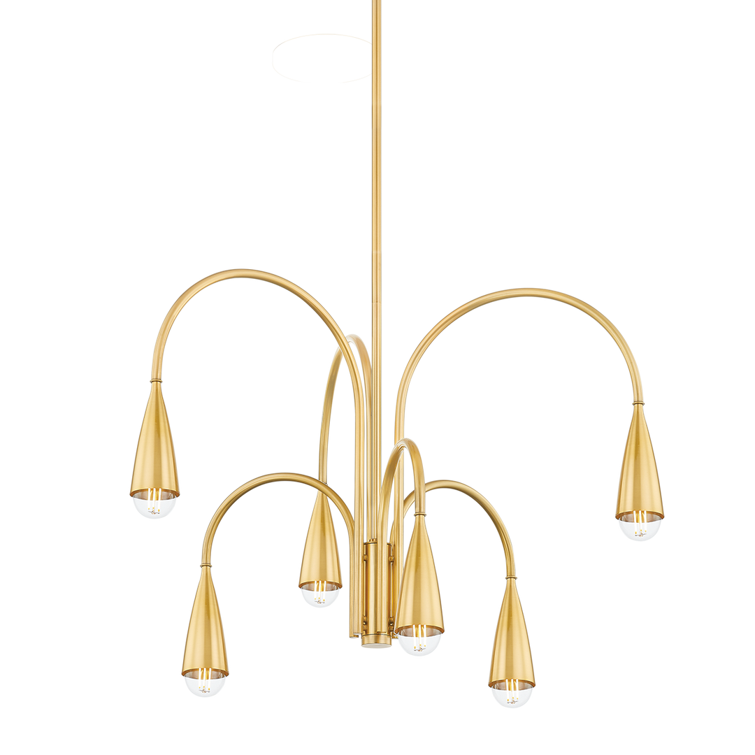 Mitzi JENICA Chandelier Chandeliers Mitzi Aged Brass  