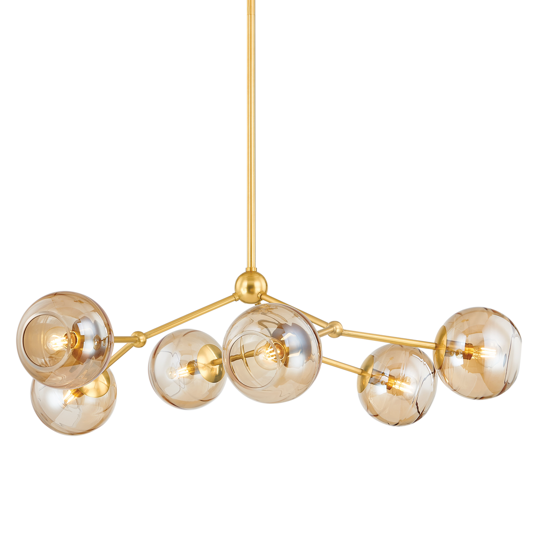 Mitzi TRIXIE Chandelier Chandeliers Mitzi Aged Brass  