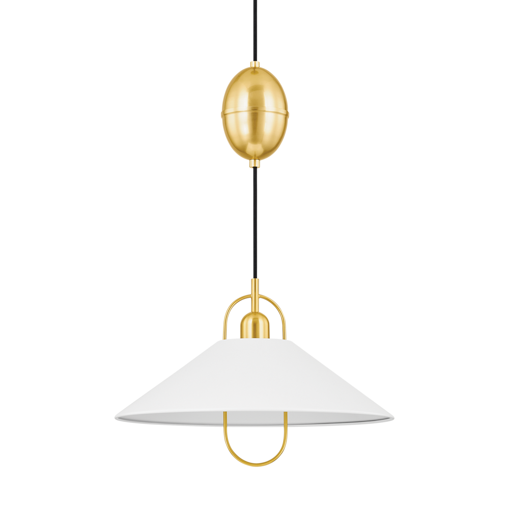 Mitzi MARIEL PENDANT Pendants Mitzi AGED BRASS/SOFT WHITE  