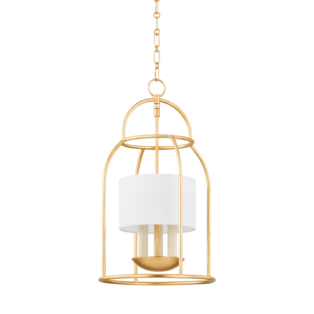 Mitzi DELIA LANTERN Pendants Mitzi Vintage Gold Leaf  