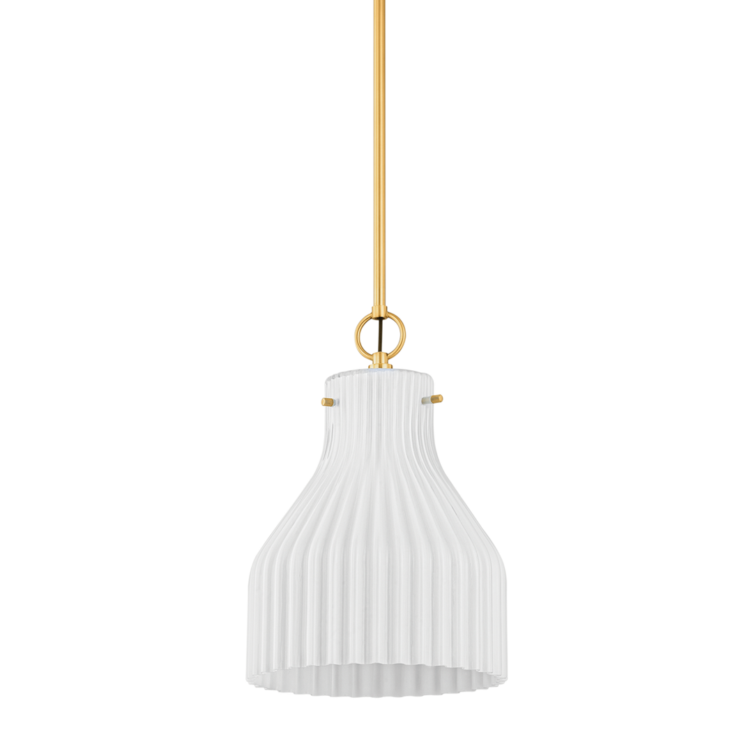 Mitzi CORINTHIA PENDANT Pendants Mitzi Aged Brass 4.75x10x14.5 