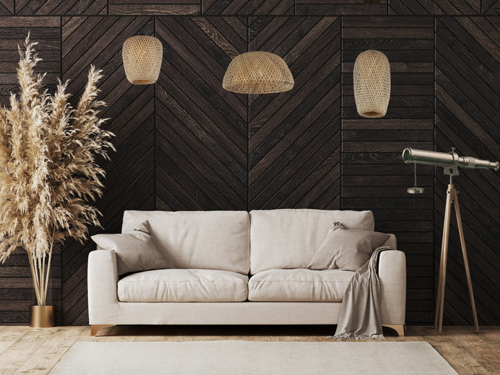 Avenue Lighting Tulum 9"W Pendant HF1002-BW in Black/Bamboo Wicker view 2